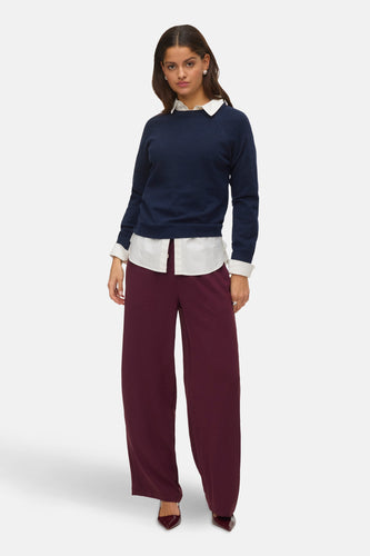Broek - Bordeaux - VERO MODA®