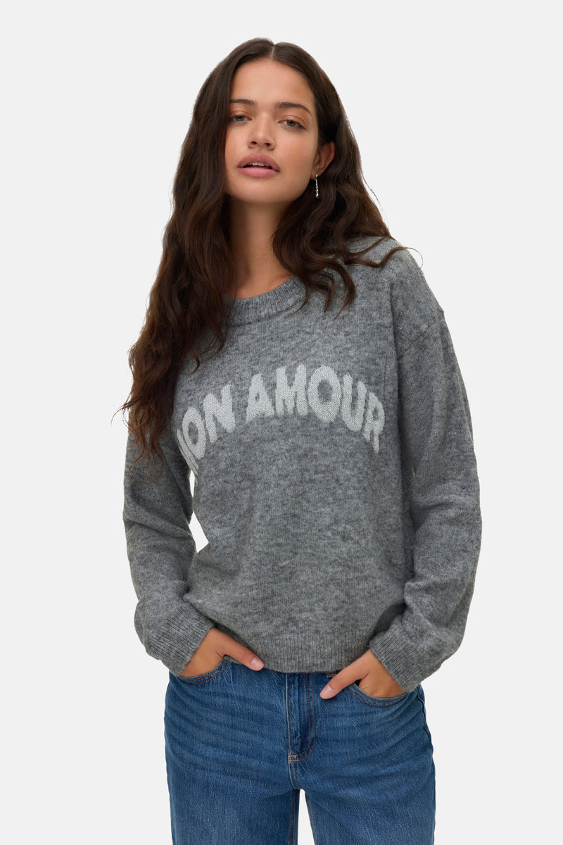 VMAMOREMIO LS O-NECK PULLOVER BOO