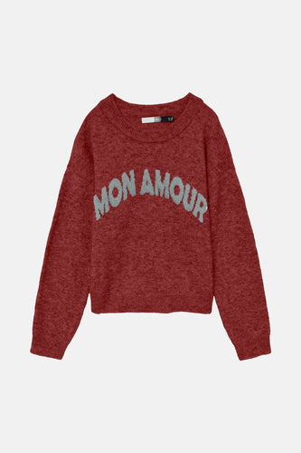 Pull met ronde hals - rood - VERO MODA® - 5