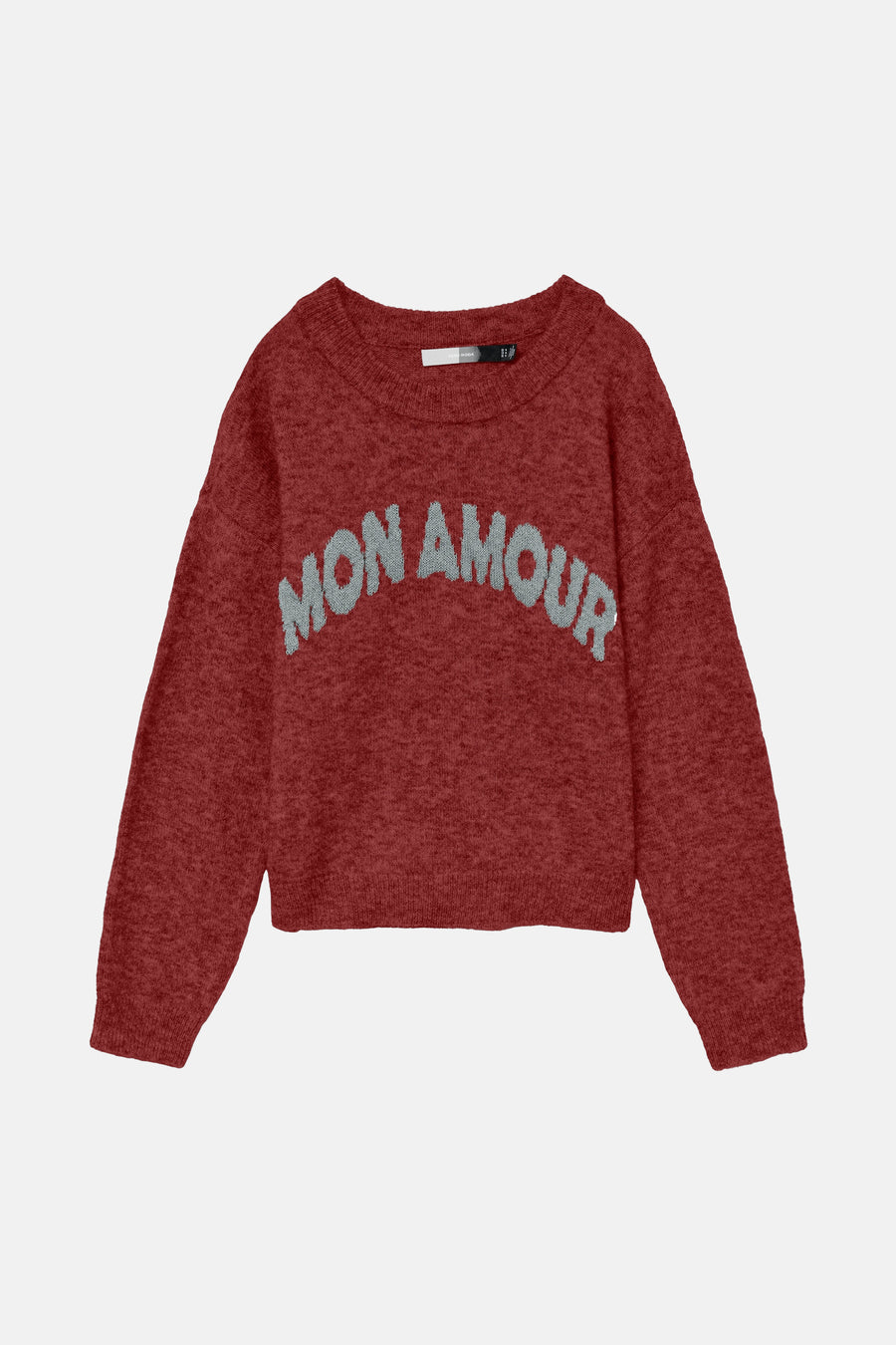 Pull met ronde hals - rood - VERO MODA® - 5