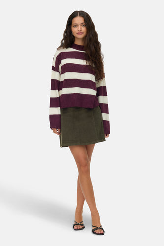 Pull met ronde hals - rood - VERO MODA®