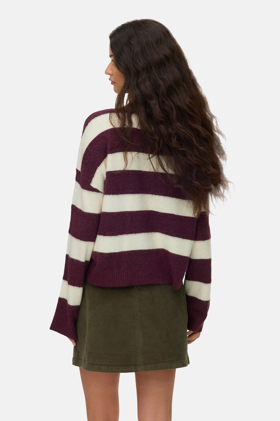 Pull met ronde hals - rood - VERO MODA®