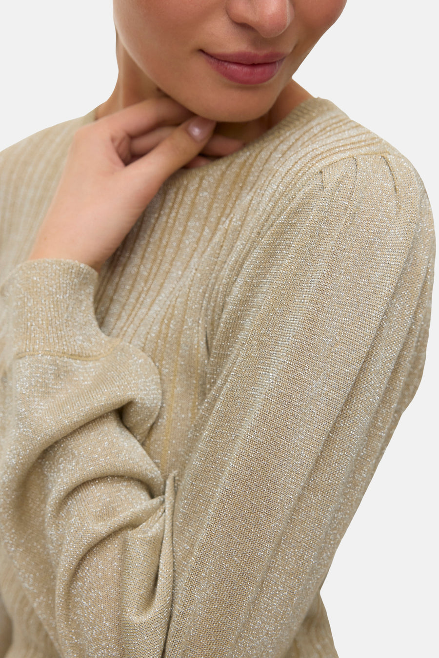 Pull à col rond - vert - VERO MODA®