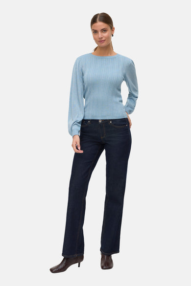 Trui met ronde hals Blauw - VERO MODA®