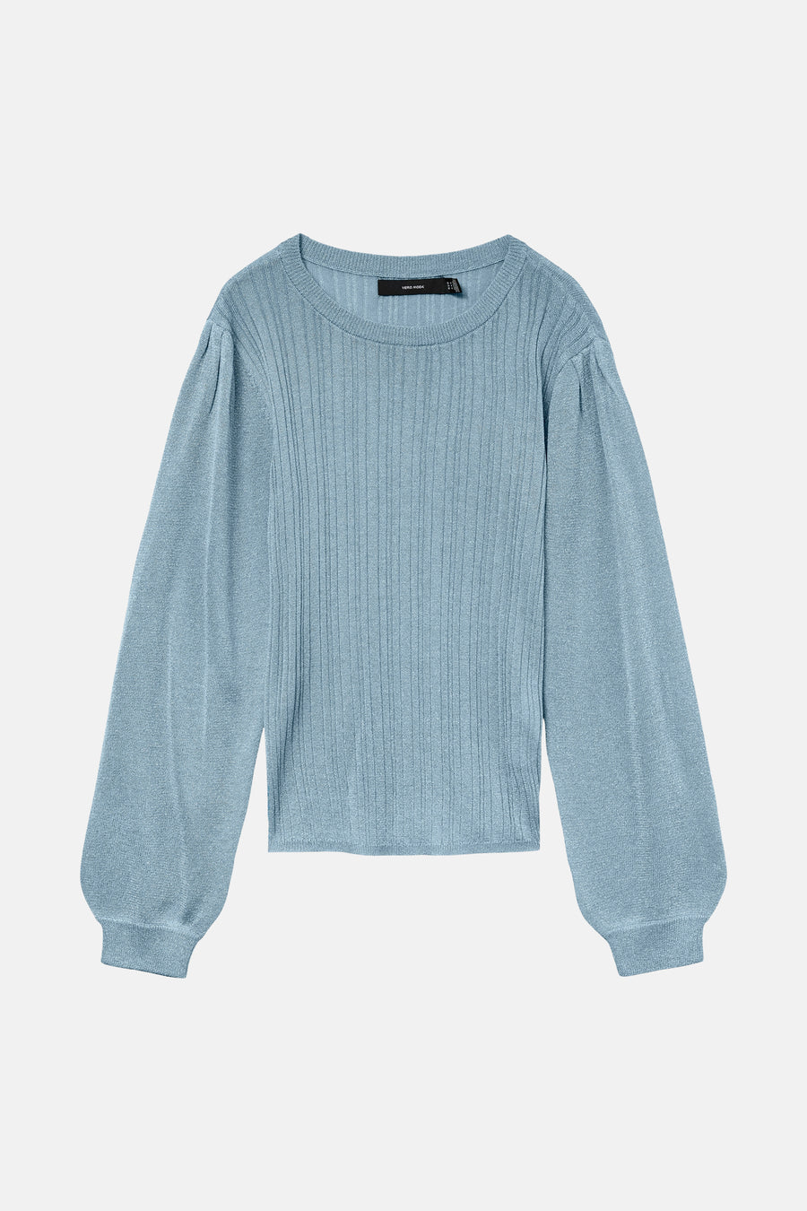 Pull à col rond - bleu - VERO MODA®