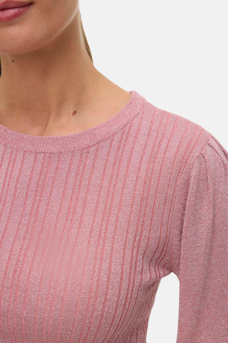 VMTALIA LS O-NECK PULLOVER BOO WA