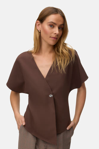 Blouse (korte mouwen) bruin - VERO MODA®