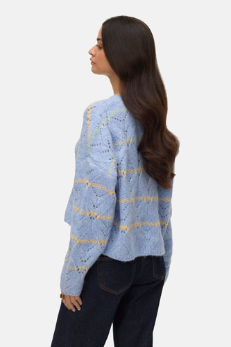 Pull met ronde hals - blauw - VERO MODA® - 4