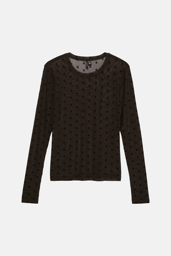 T-shirt (lange mouwen) bruin - VERO MODA®