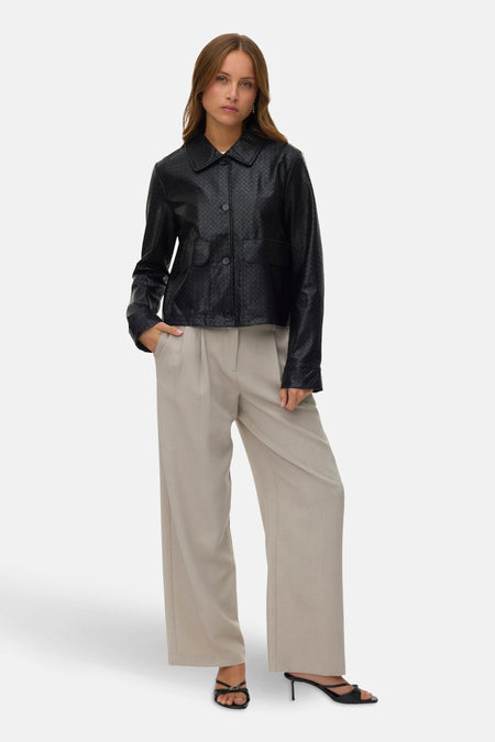 VMBELLIS LS SHORT COATED JACKET WVN EXP