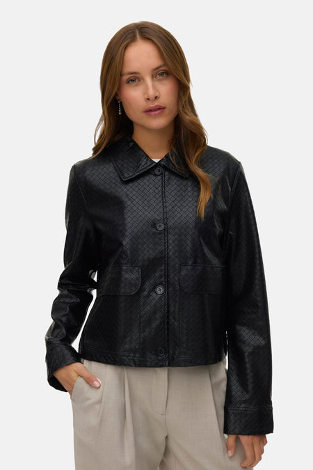 VMBELLIS LS SHORT COATED JACKET WVN EXP