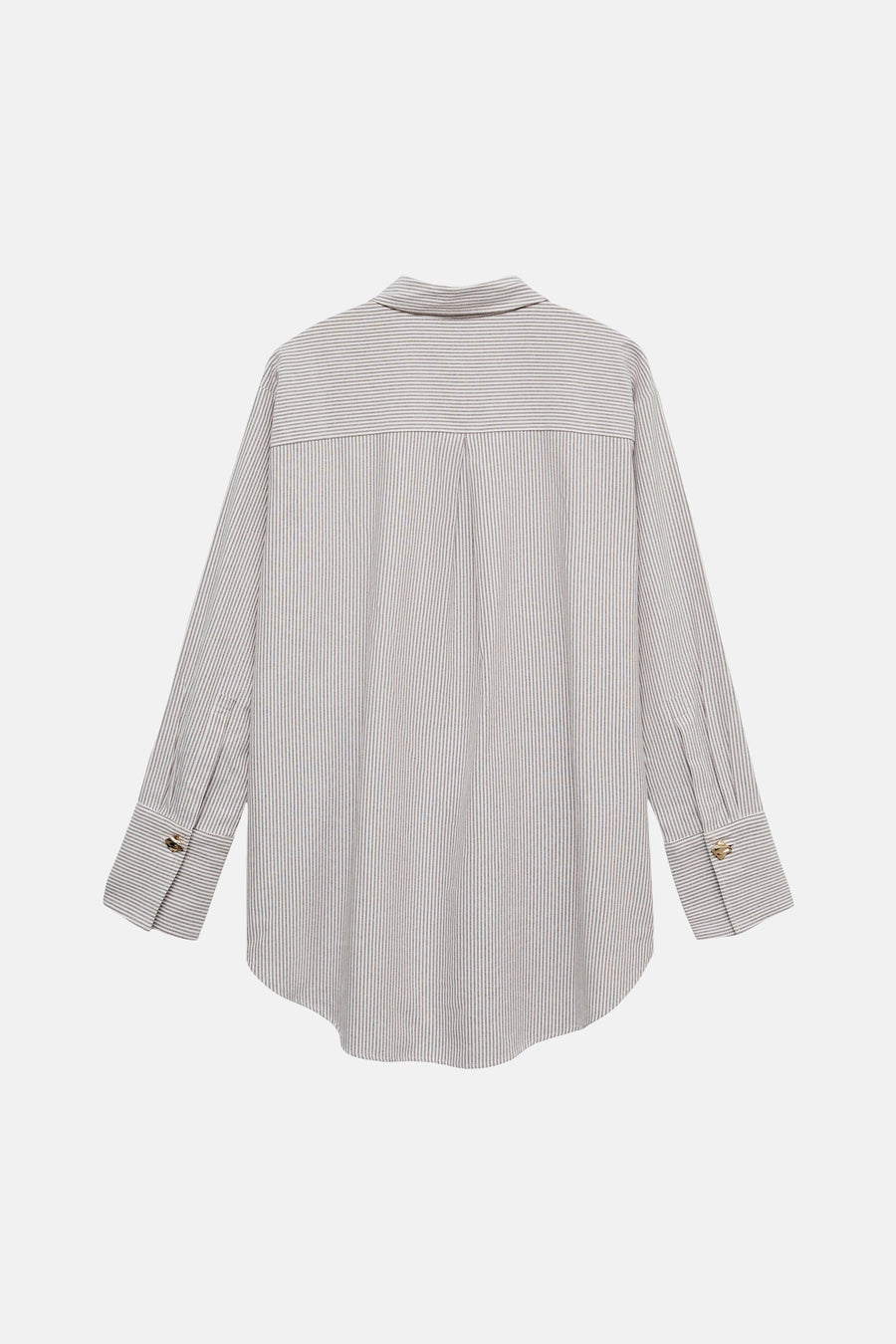 Chemise multicolore à manches longues VERO MODA, rayée, avec col et fermeture boutonnée.