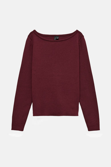 Pull col O Mauve - VERO MODA®