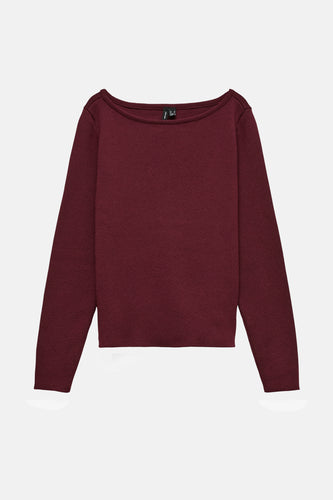 Pull met ronde hals - Bordeaux - VERO MODA®