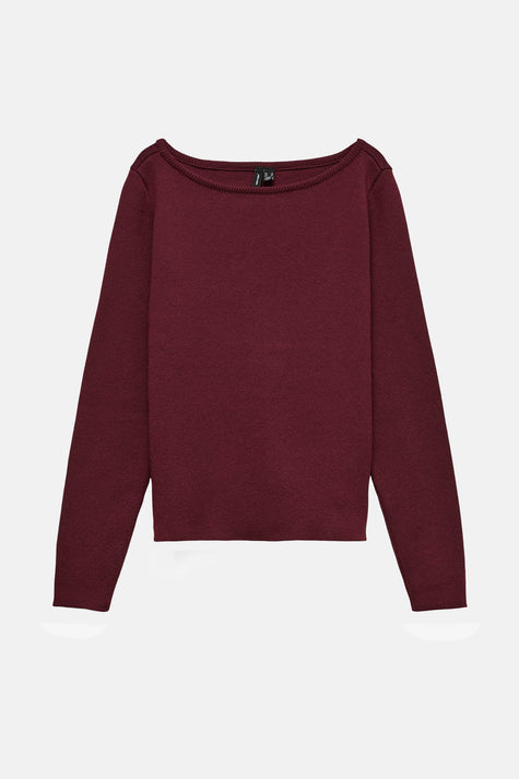 Pull col O Mauve - VERO MODA®
