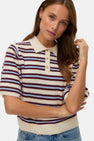 Pull à col en V - Multicolore