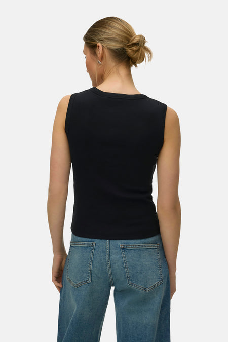Top - zwart