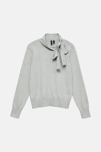 Pull met ronde hals - grijs - VERO MODA®