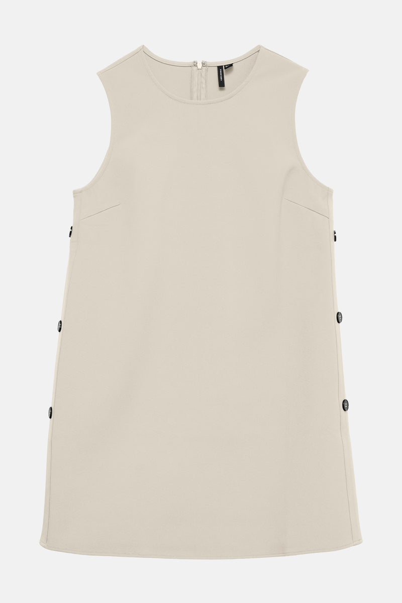 Kleedjes zonder mouwen Ecru - VERO MODA®