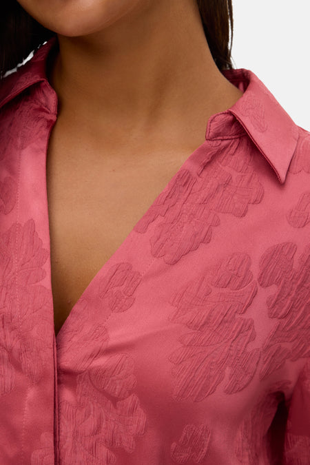 Hemd met lange mouwen - roze