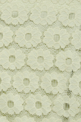 Jupe longue de couleur crème de VERO MODA avec un motif en dentelle florale détaillée.