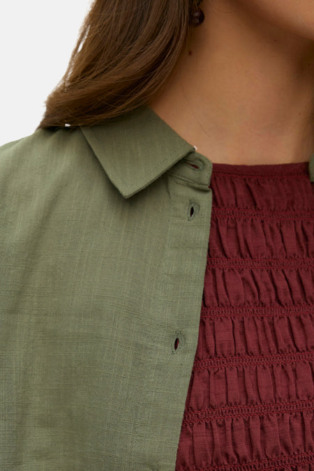 Chemisier (manches longues) vert - VERO MODA®