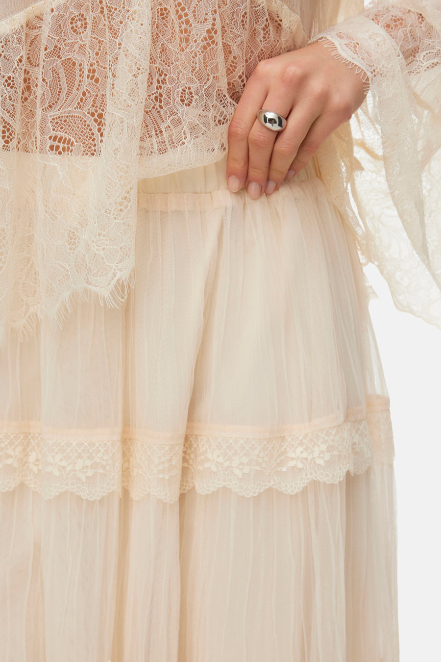 Jupe longue Écru - VERO MODA® - VERO MODA® - 4