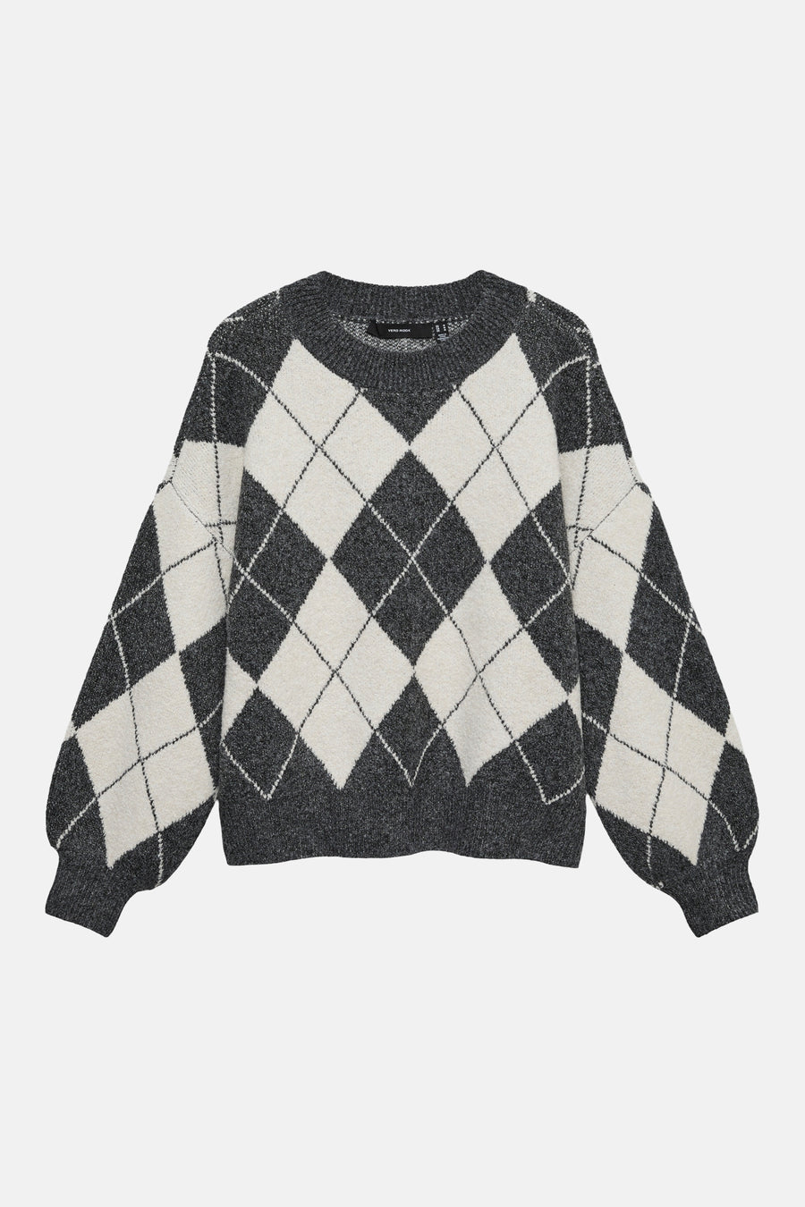 Pull col O - Dark Grey Melange