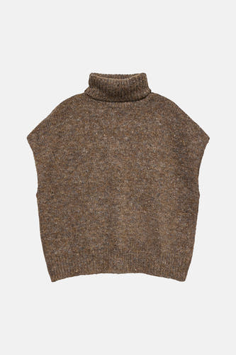 Dames tops pull zonder mouw bruin - VERO MODA®