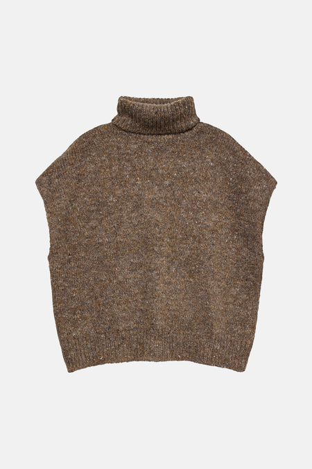 Dames tops pull zonder mouw brun - VERO MODA®