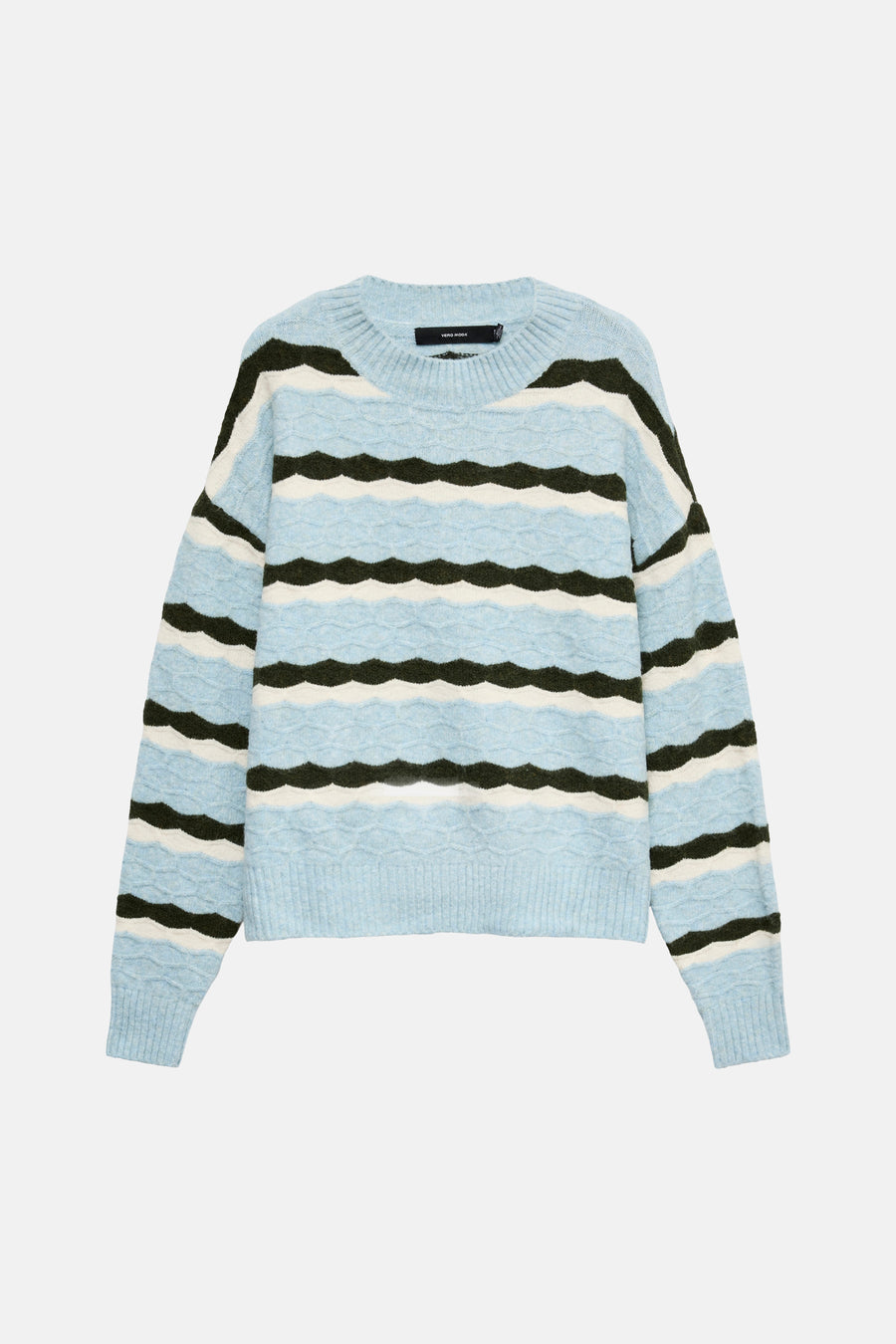 Pull O-hals - Cashmere Blue