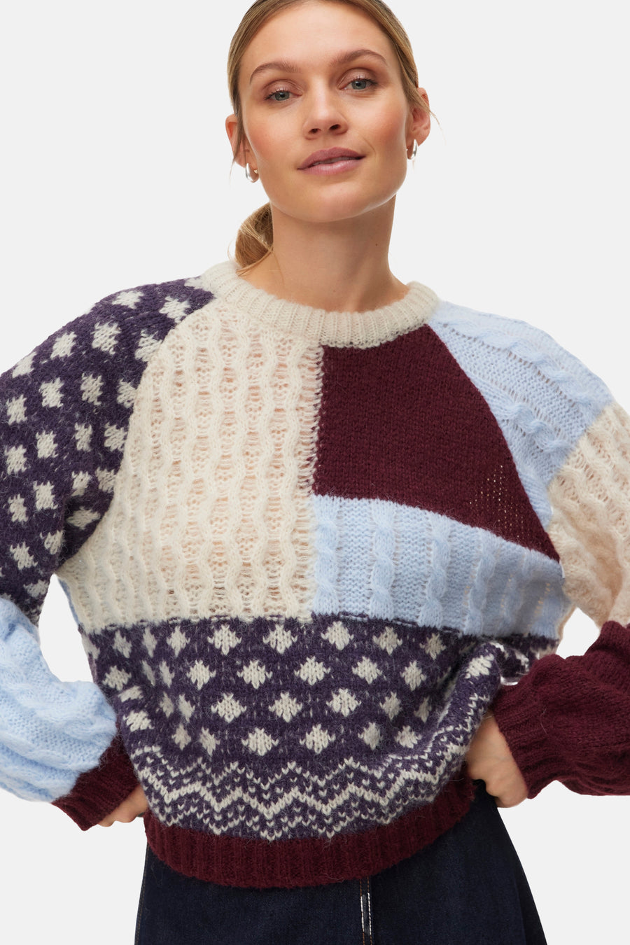 Trui met ronde hals multicolor - VERO MODA®