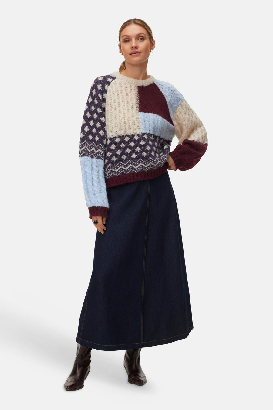 Trui met ronde hals multicolor - VERO MODA®