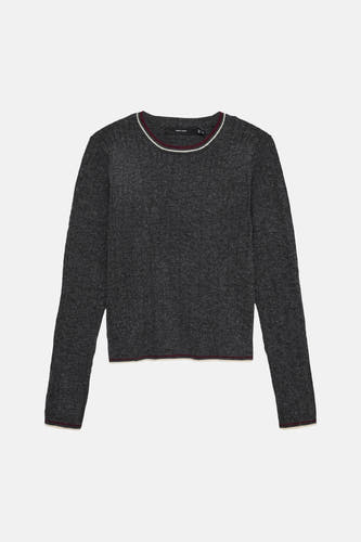 Trui met ronde hals grijs - VERO MODA®