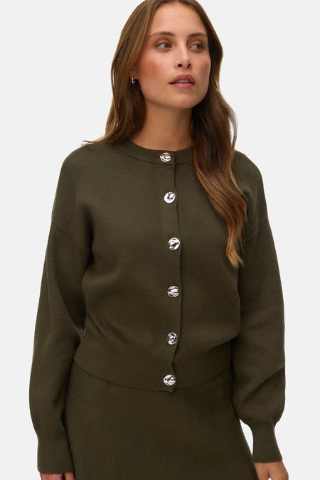 Cardigan - Kaki