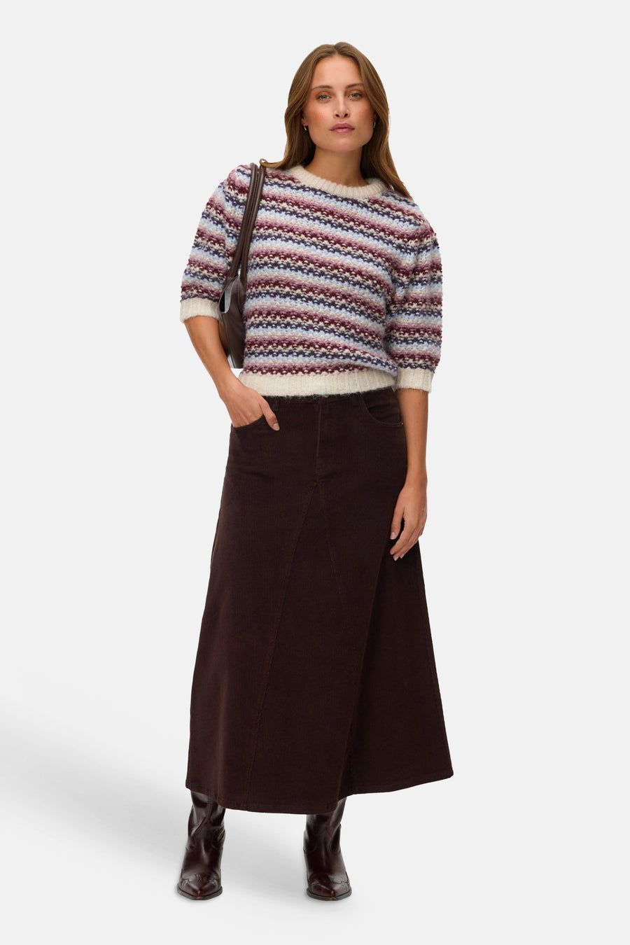 Trui met ronde hals rood - VERO MODA®