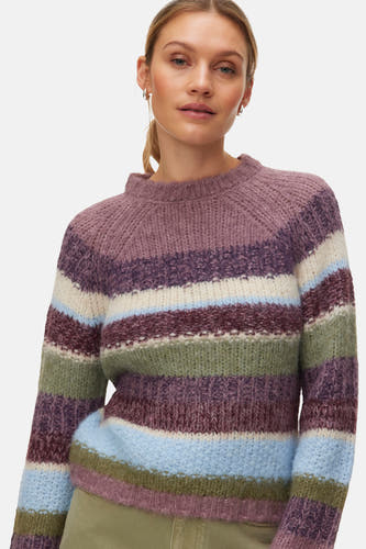 Pull col O multicolore - VERO MODA®