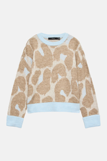 Pull O-hals - Cashmere Blue