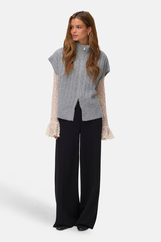 Waistcoat - Medium Grey Melange
