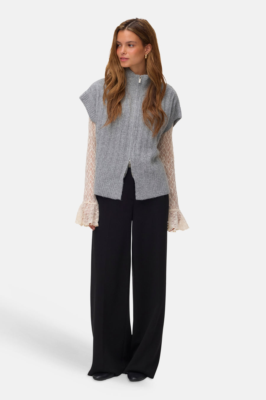 Waistcoat - Medium Grey Melange