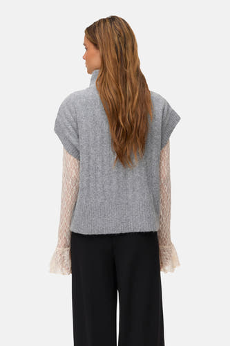 Waistcoat - Medium Grey Melange
