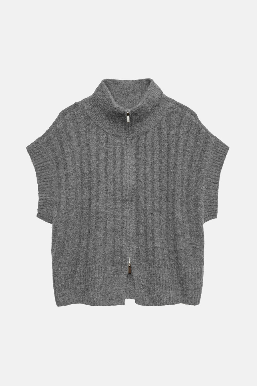 Waistcoat - Medium Grey Melange