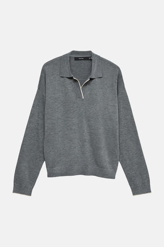 Pull col V gris - VERO MODA®