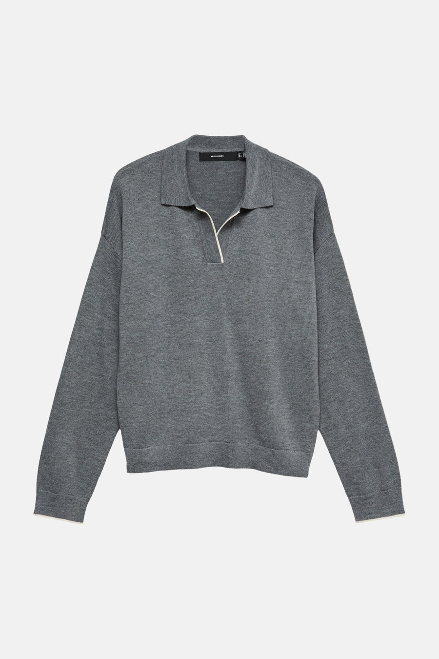 Pull col V gris - VERO MODA®