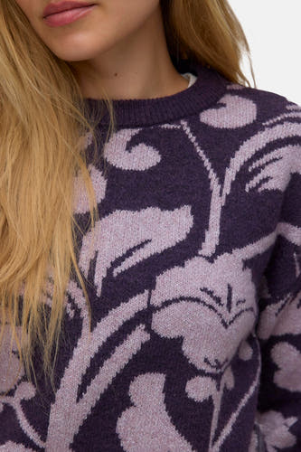 Trui met ronde hals paars - VERO MODA®