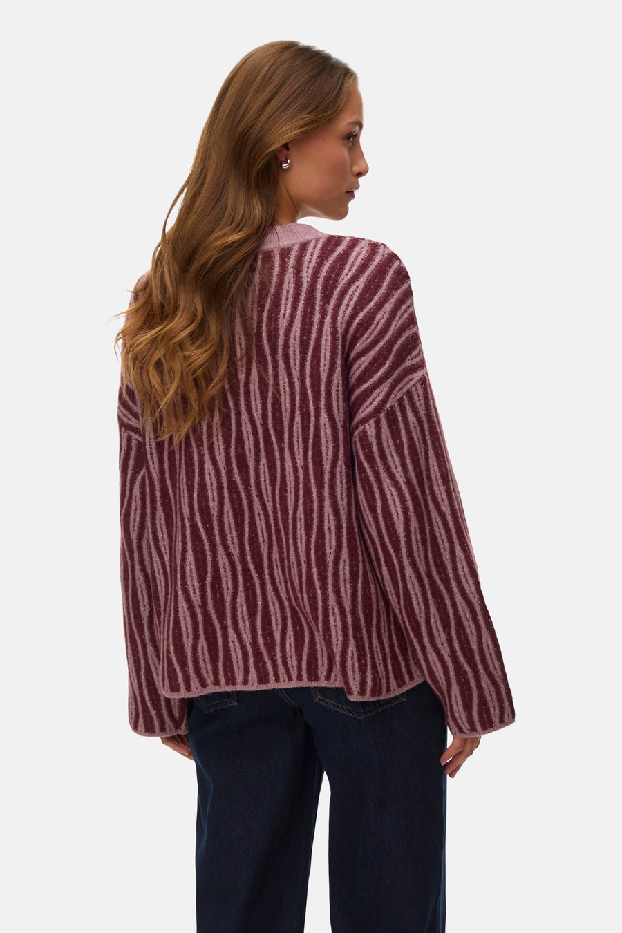Trui met ronde hals rood - VERO MODA®