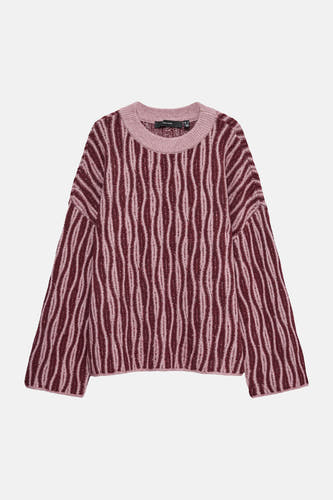 Trui met ronde hals rood - VERO MODA®