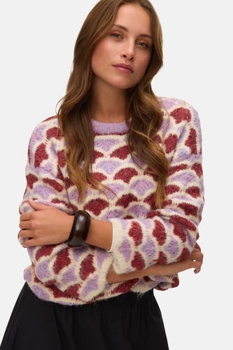 Trui met ronde hals rood - VERO MODA®