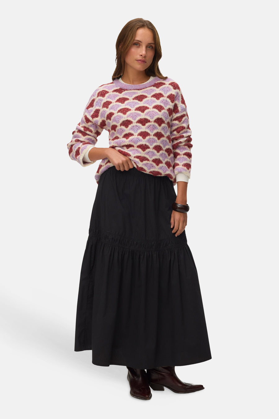 Trui met ronde hals rood - VERO MODA®