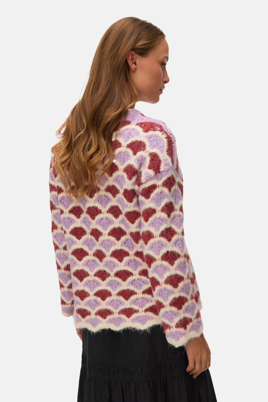 Trui met ronde hals rood - VERO MODA®